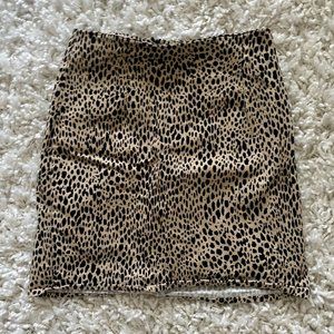 Brandy Melville Phoebe Cheetah Skirt (OS)